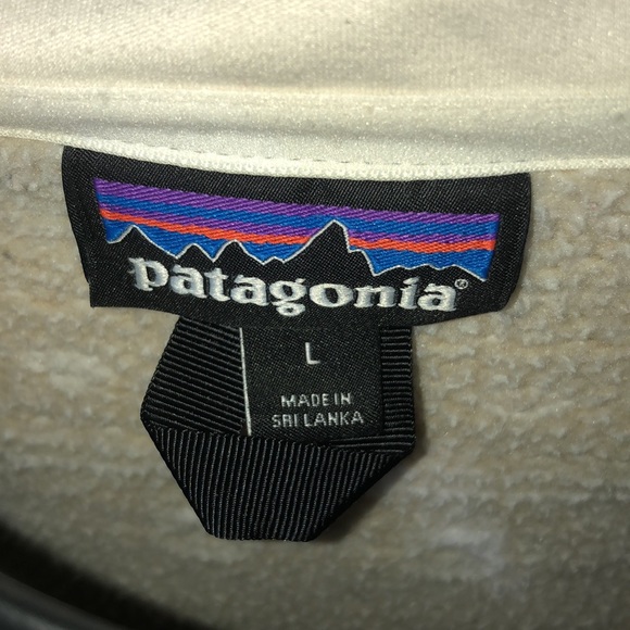 Patagonia The Better Sweater Icelandic Coat In Grey sz large sweater jacket - Picture 9 of 11